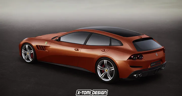 Ferrari GTC4Lusso: i render di Berlinetta, Aperta e 5 porte