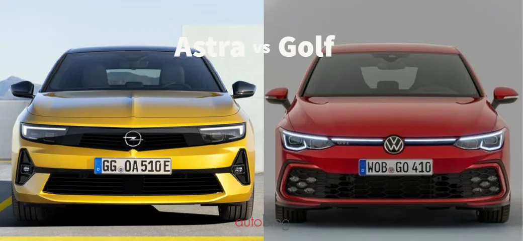 Opel Astra vs Volkswagen Golf: compatte a confronto