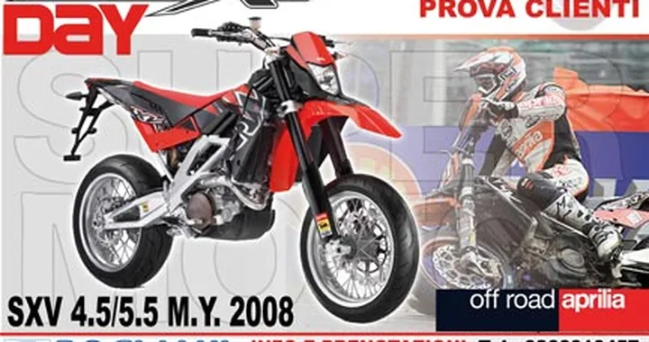 Aprilia SXV Day il  giugno a Milano