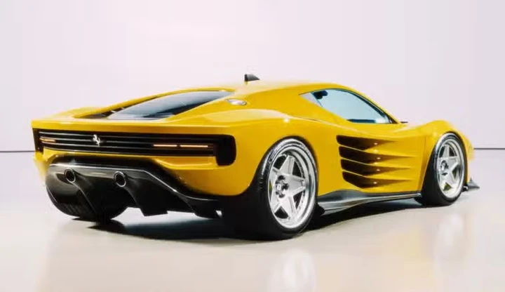 Ferrari 849 Testarossa trasformata nell’erede anni ’90 che molti avrebbero voluto