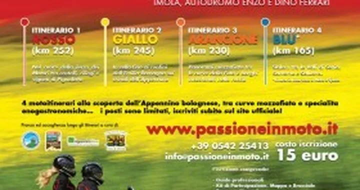 Passione in Moto: week end sull'Appennino Bolognese