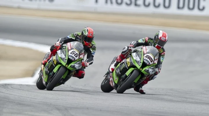 SBK Laguna Seca 2015: le Kawasaki ancora sul podio