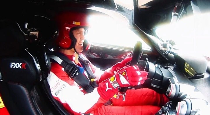 Ferrari FXX K, Vettel: 
