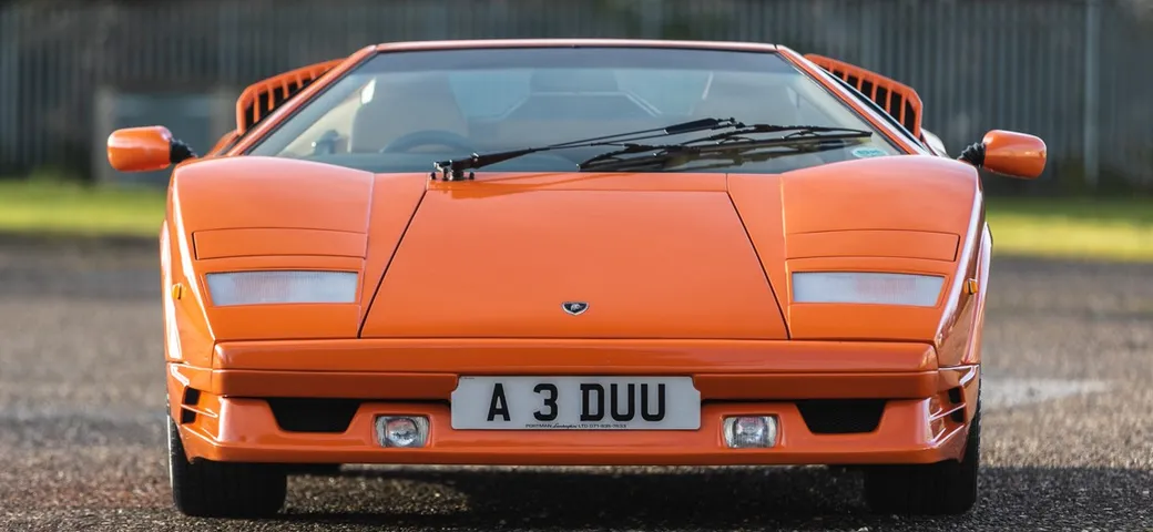 Lamborghini Countach 25th Anniversary da sogno all'asta in Inghilterra