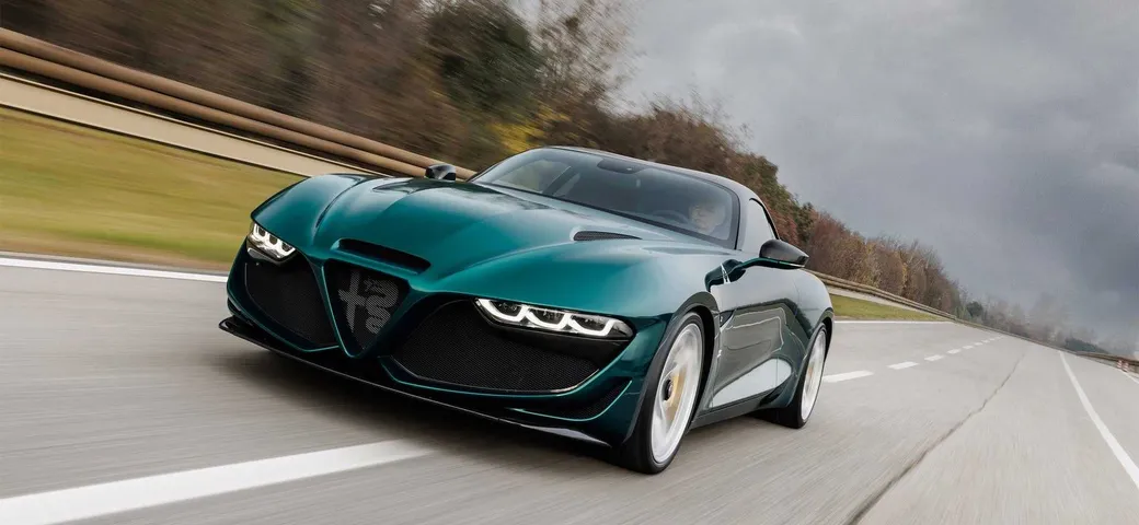 Alfa Romeo Giulia SWB Zagato, one-off coupé da 540 CV