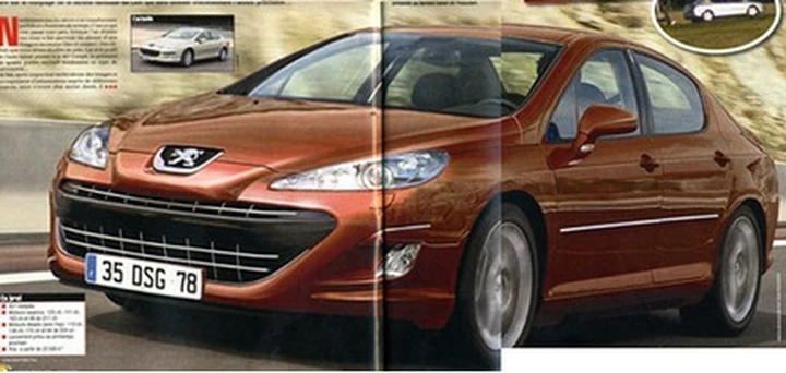 Peugeot 407 facelift 2008: nuove ipotesi di stile