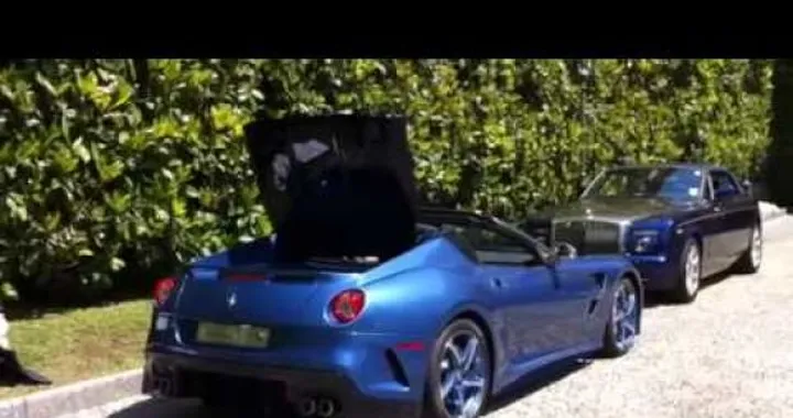 Ferrari Superamerica 45: il sistema d'apertura del tetto