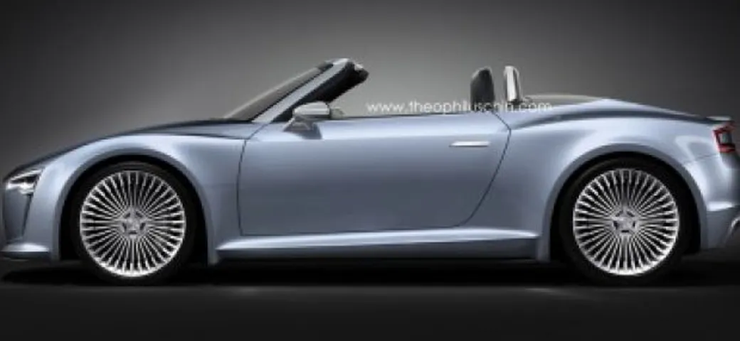 Render Audi E-tron Spider: un'anticipazione della R4 Cabrio