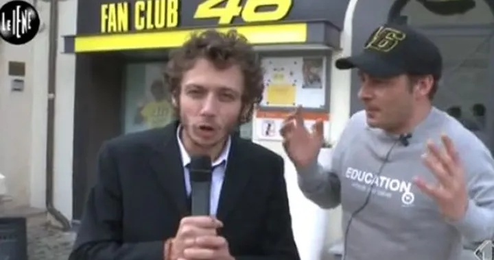 Valentino Rossi Iena per un giorno