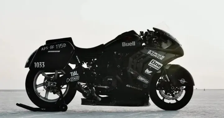 Buell Leviathan, 400 CV non bastano: a Bonneville si ferma a 287 km/h