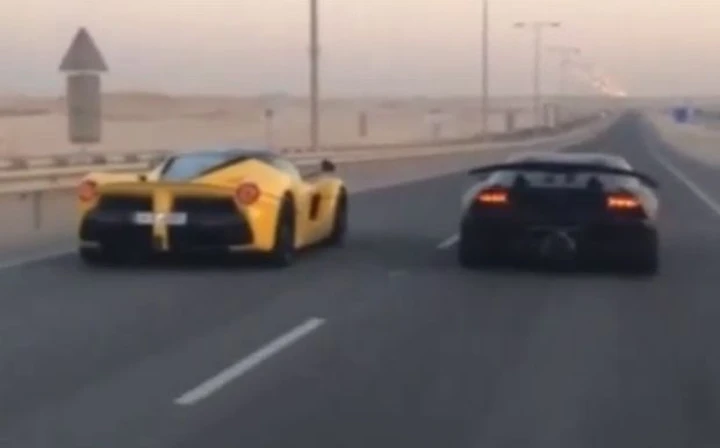 LaFerrari: in Qatar la sfida è contro una Lamborghini Sesto Elemento