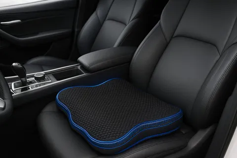 Cuscino Lombare In Memory Foam Per Auto E Ufficio – Supporto Ergonomico Con Cinghie Regolabili E Fodera Lavabile