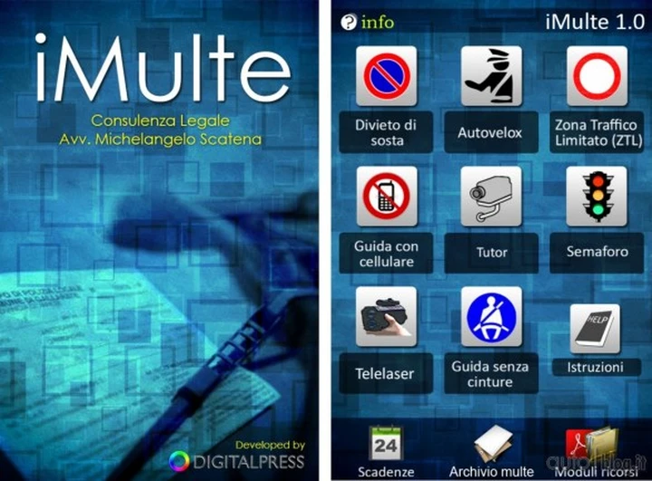 Rubrica App per Motociclisti: iMulte