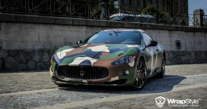 Camo Maserati GranTurismo S WrapStyle
