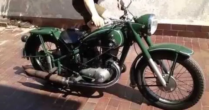 IZH 49 cold engine start-up