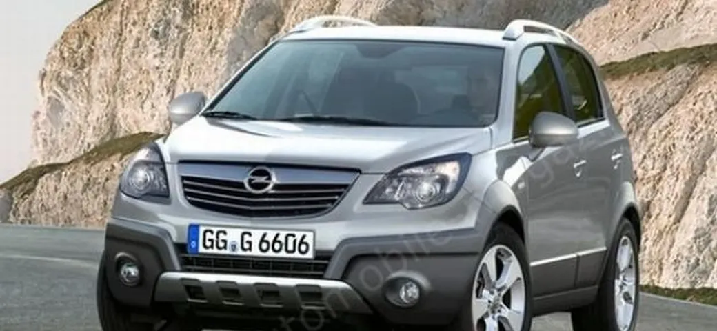 Opel Cross Corsa: ricostruzione grafica della piccola SUV