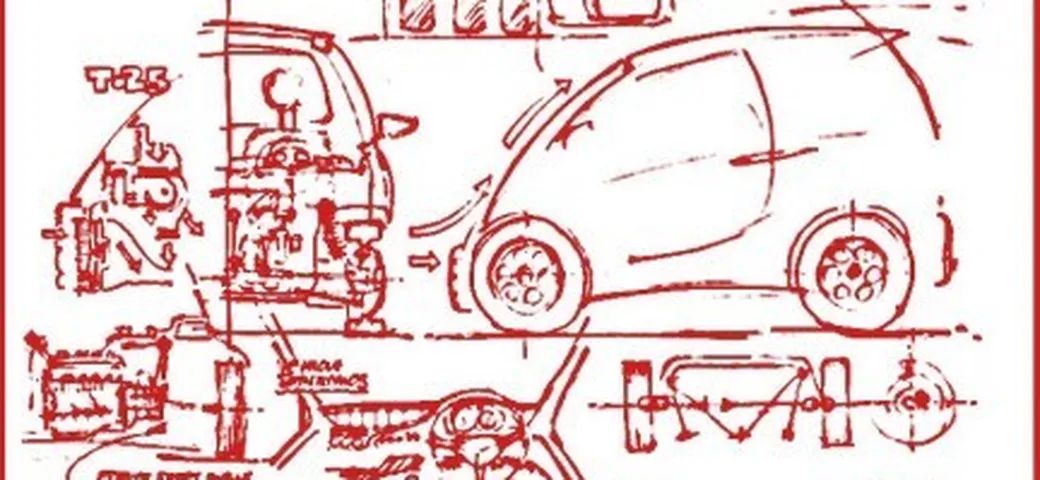 Ecco i bozzetti della T.25 di Gordon Murray