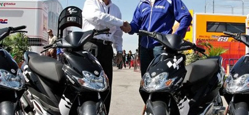 Yamaha fornitore ufficiale di Scooter del Paddock MotoGP