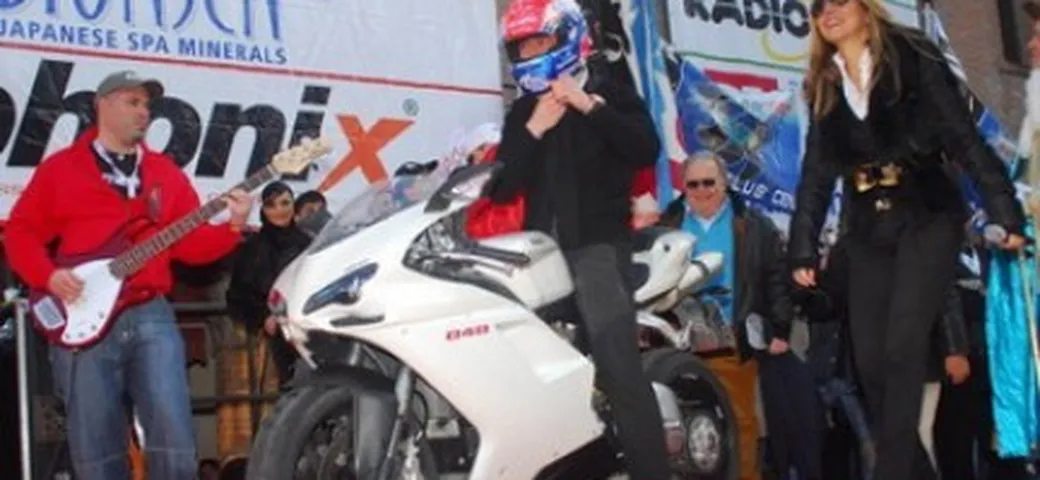 Thomas Biagi e la Ducati 848
