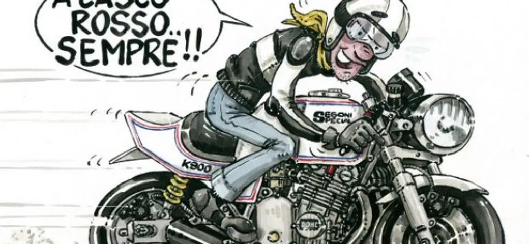 Casco Rosso? Si ma non in strada