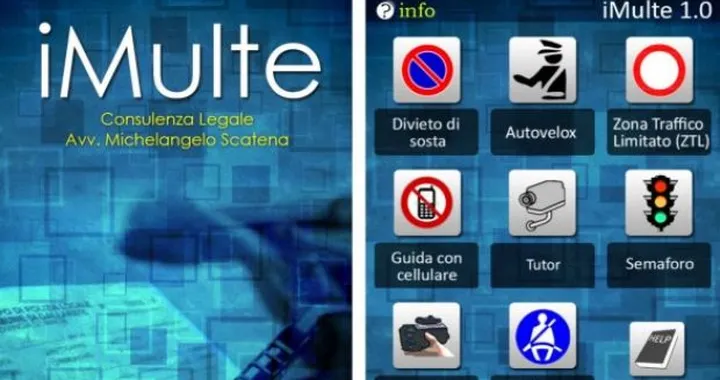 Apps per l'automobilista: iMulte