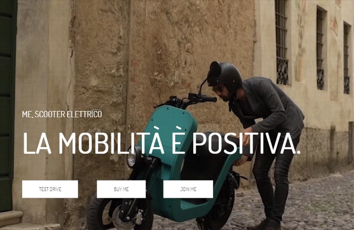 Lo scooter elettrico ME made in Italy adesso anche con canone mensile