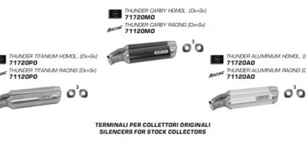 Arrow per la Ducati 1098