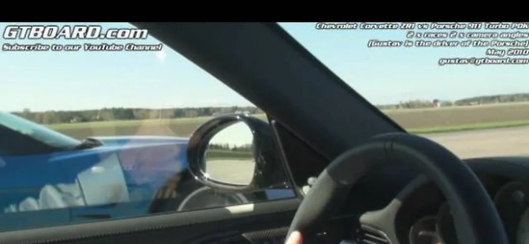 Video: Corvette ZR1 contro Porsche 911 Turbo