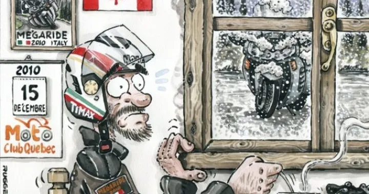 Il nostro Luca Ruggeri per il Motoclub Quebec