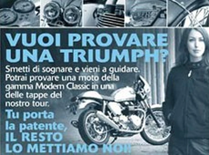 Vuoi provare una Triumph?