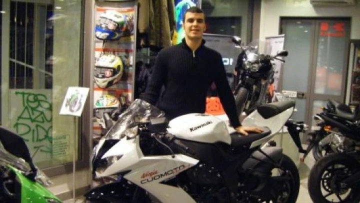 Luca Scassa in visita a Napoli