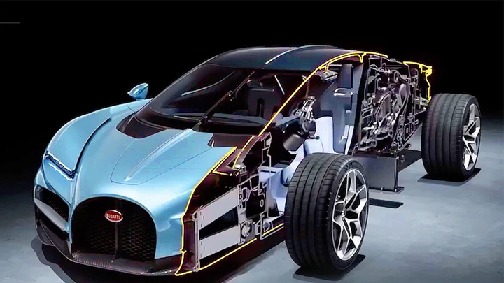 Bugatti Tourbillon, il V16 ibrido è un’autentica rivoluzione