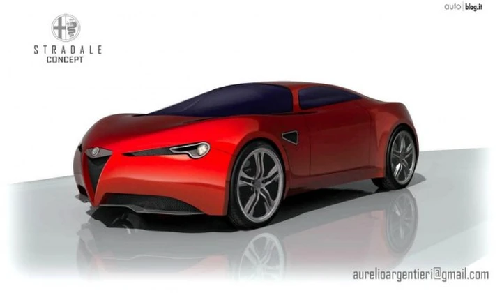 Alfa Romeo Stradale Concept: render di Aurelio Argentieri