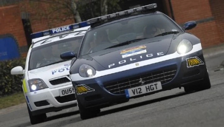Ferrari Scaglietti per la polizia inglese