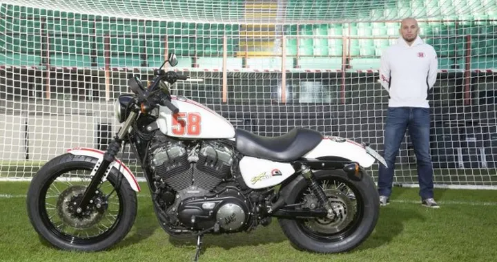 HD Sportster 1200 Nightster SIC 58 alla fondazione Simoncelli
