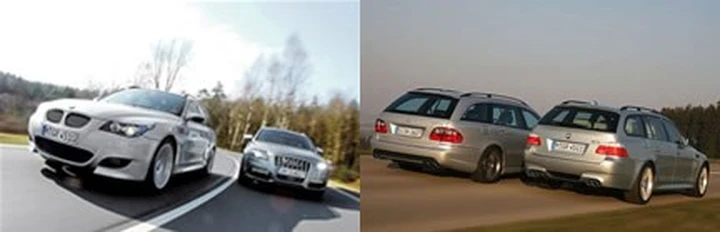 BMW M5 touring, Mercedes E 63 AMG Sw e Audi S6 Avant