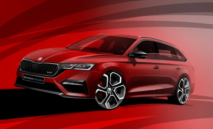 Nuova Skoda Octavia RS iV: i teaser ufficiali della ibrida sportiva