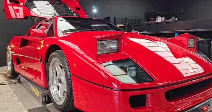 La Ferrari F40 di Nigel Mansell ritorna alla vita: restauro spettacolare [VIDEO]