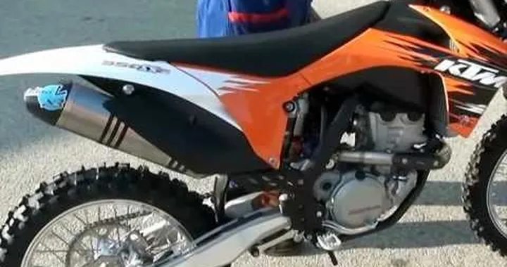 KTM 350 SX-F i.e. (2011) LeoVince X3 Stainless Steel/Titanium MOTOCROSS/SUPERMOTO Full-System