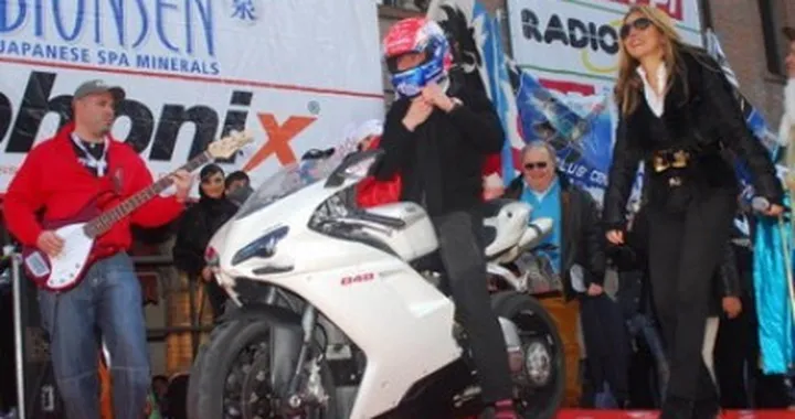 Thomas Biagi e la Ducati 848