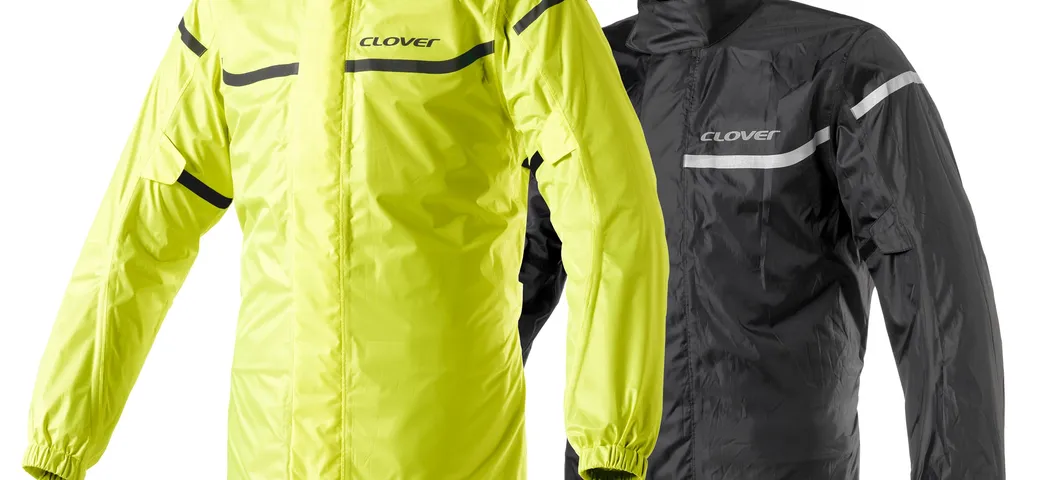 Clover Pro: completo con giacca e pantalone antipioggia da moto
