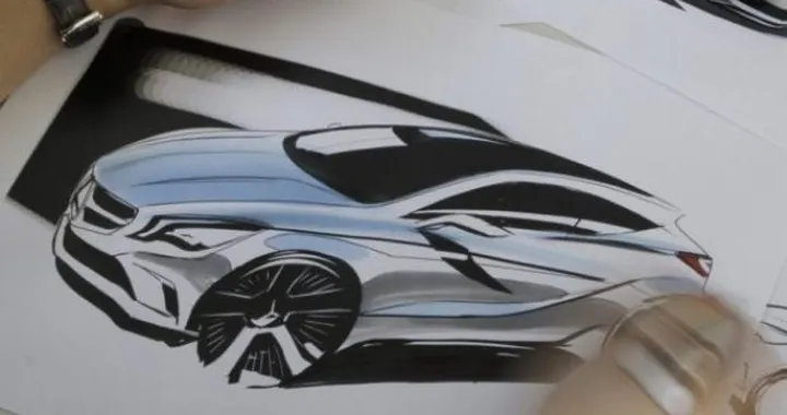Mercedes Classe A: primo bozzetto della nuova generazione