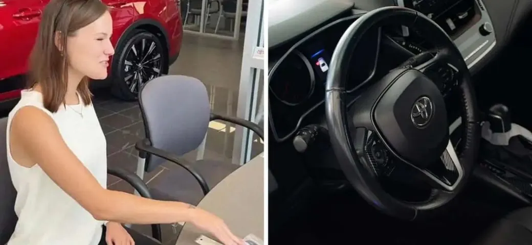 Restituisce una Toyota nuova per volere del fidanzato: la trovata virale