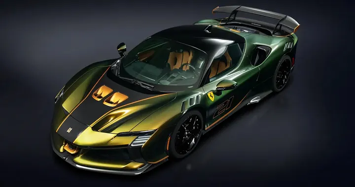 Ferrari SF90 XX Tailor Made: la one-off più estrema è verde cangiante
