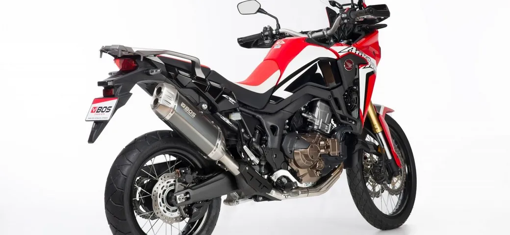 Silenziatore BOS Desert Fox per Honda Africa Twin