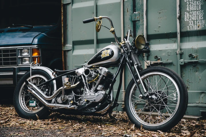 Knucklehead o Panhead? L'Harley ibrida di Rob