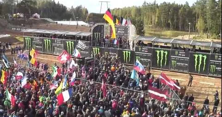 MXoN 2014 Podium - Monster Energy FIM Motocross of Nations