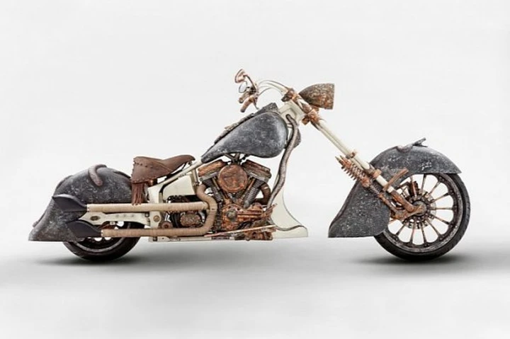 Medusa, la moto da Guinness costruita con 315 kg d'oro