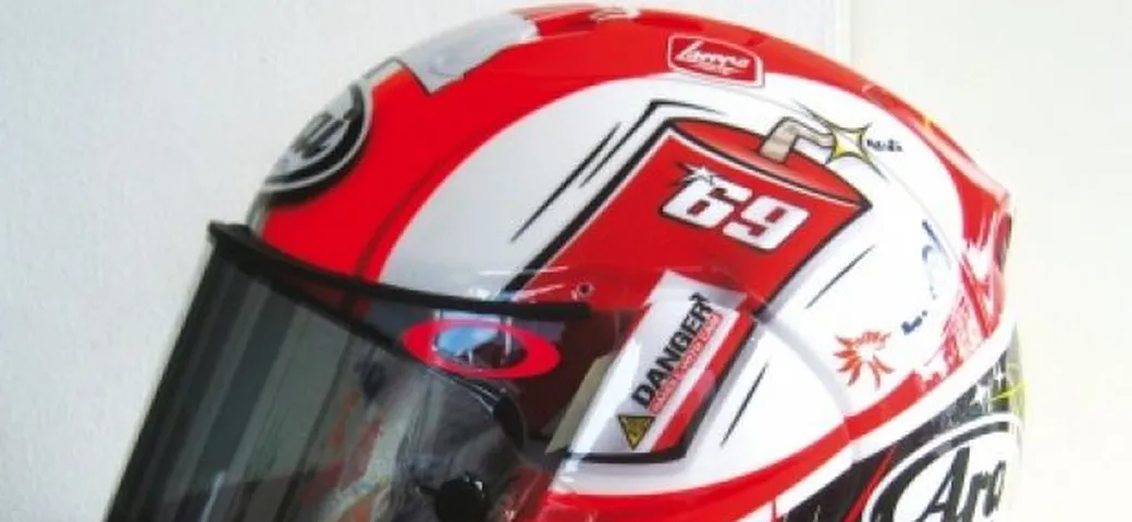 Anteprima: Casco speciale per Nicky Hayden a Laguna Seca firmato Starline