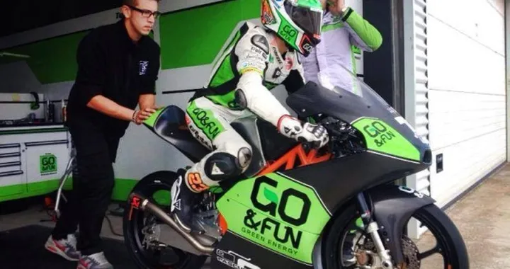 Moto3: Antonelli già in pista con la KTM del team Gresini